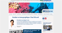 Desktop Screenshot of institut-paul-ricard.org